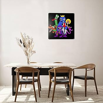 レモ・ブリンディジ抽象的な風景画 金属板カービングサイン入り Amazon.co.jp: ブリキ看板 装飾鉄絵 メタルプレート レインボー